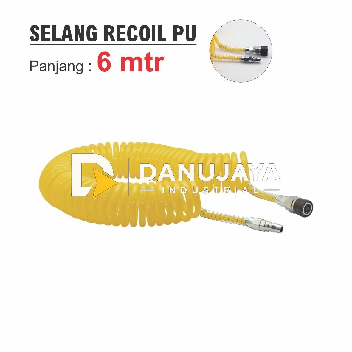 SELANG RECOIL PU KUNING MERK ALDO