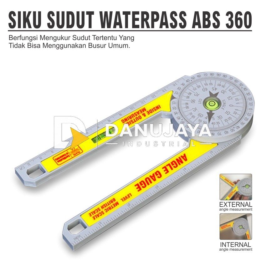 SIKU SUDUT WATERPASS ABS 360 / AUGLE GAUGE MERK ALDO