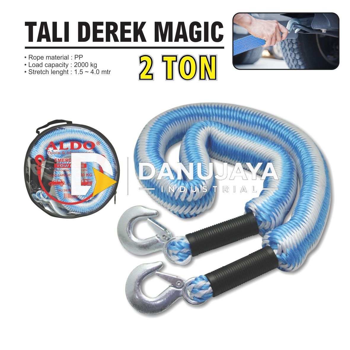 Tali Derek Magic 2 Ton Emergency Tow Rope
