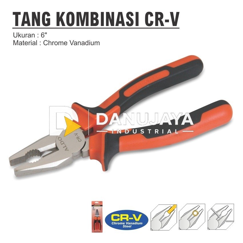 TANG KOMBINASI / COMBINATION PLIER MERK ALDO