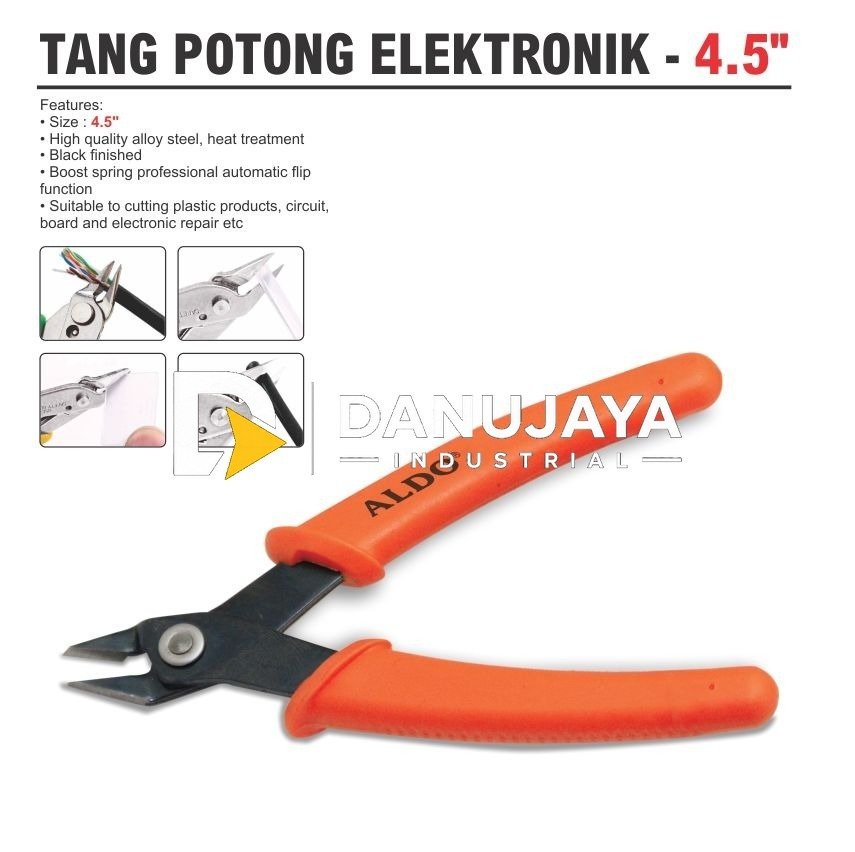 TANG POTONG ELEKTRONIK/ TANG POTONG ELEKTRIK MERK ALDO