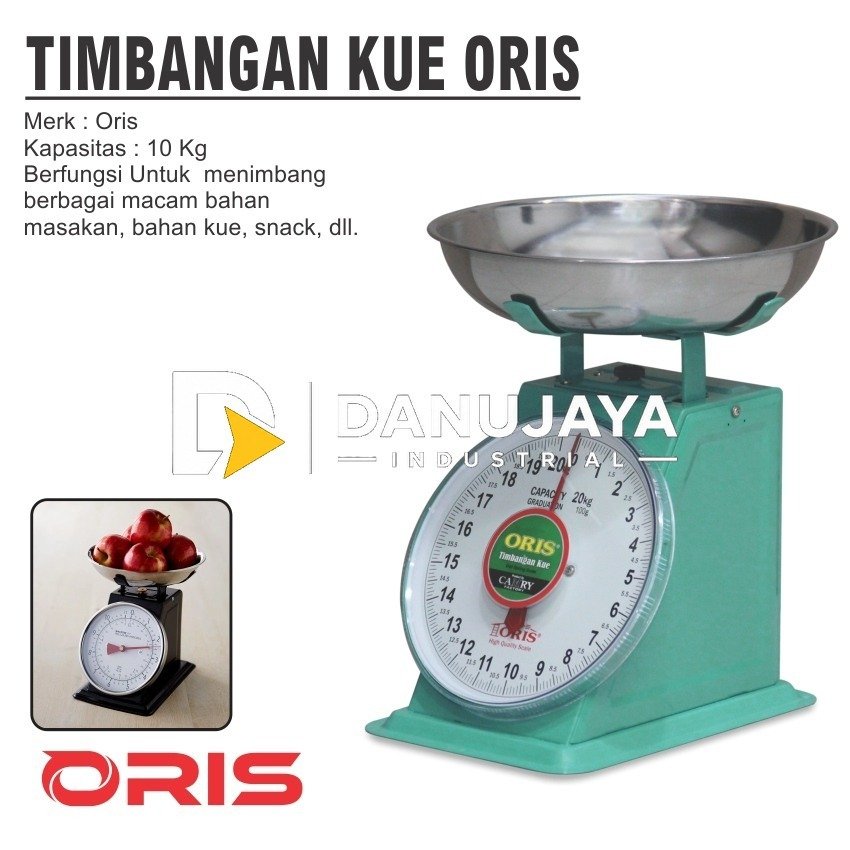 TIMBANGAN KUE / DIAL SPRING SCALE MERK ORIS