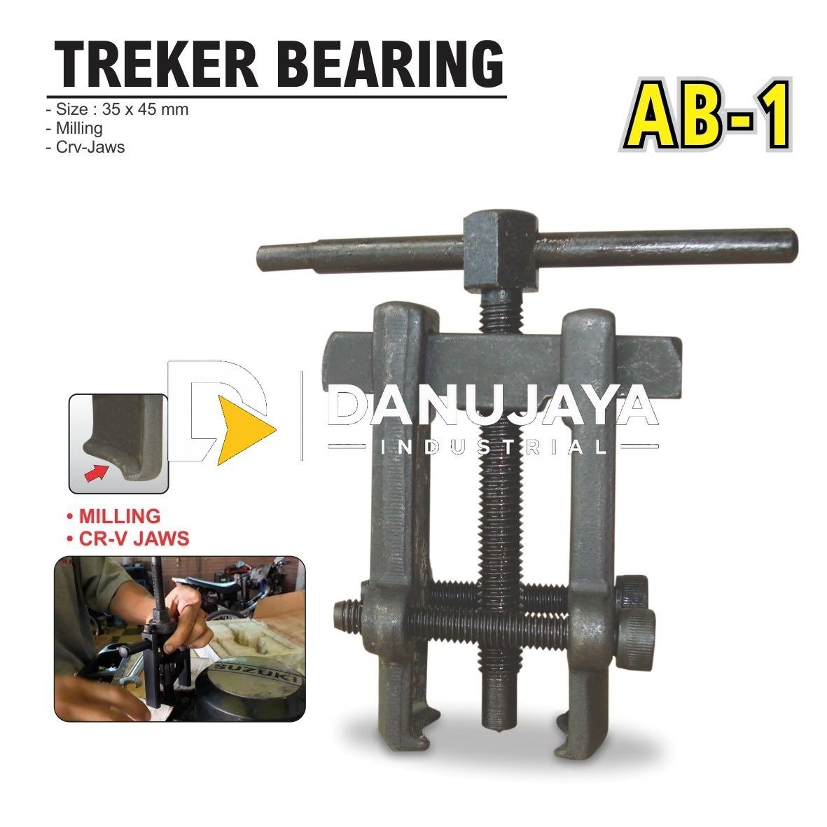 TREKER BEARING TYPE AB / ALAT BUKA TARIK PEMBUKA BEARING MERK ALDO