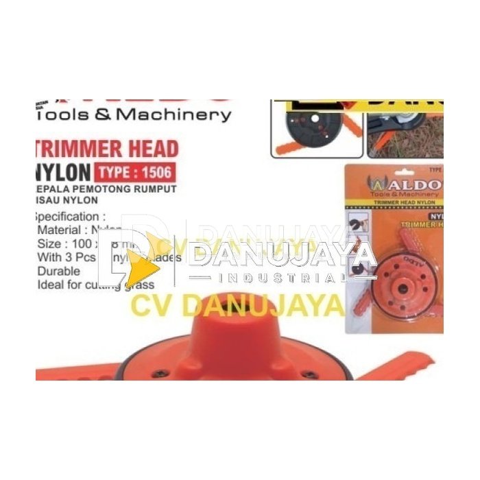 TRIMER LINE 2.4MM KOTAK HIJAU / TALI SENAR MESIN POTONG RUMPUT / SENAR MESIN TALI POTONG RUMPUT / SQUARE TRIMMER LINE MERK ALDO