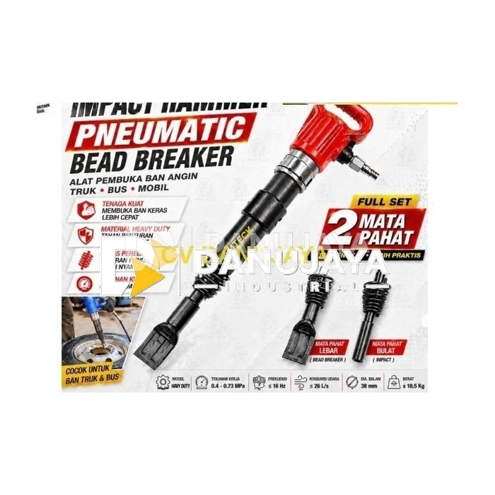 Air Impact Hammer Pneumatic Bead Breaker Alat Pembuka Ban Truk Bus Mobil Heavy Duty