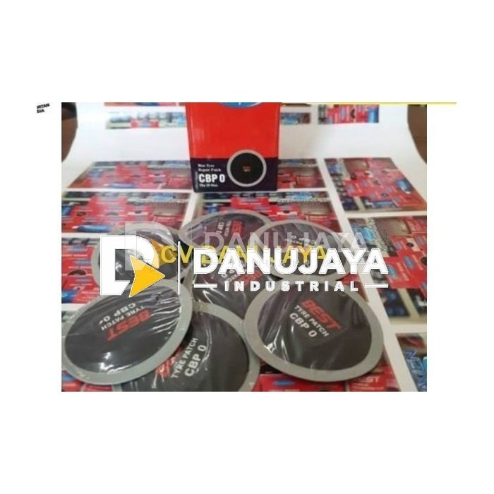 BESTPATCH CBP 0 Tambal Ban Luar diameter 50mm isi 20pcs
