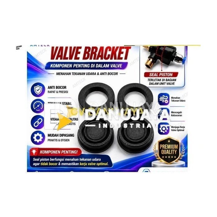 seal katup valve tabung pres tyre changer Seal Piston Valve Bracker Tyre Changer Hitam | Seal Tabung Pres Anti Bocor Universal Mesin Bongkar Ban