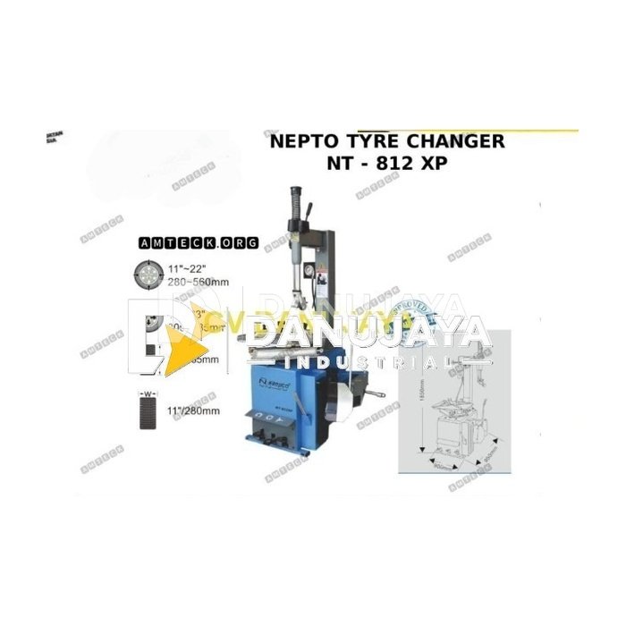 Tire changer NEPTO 812 Hidroli ban motor dan mobil