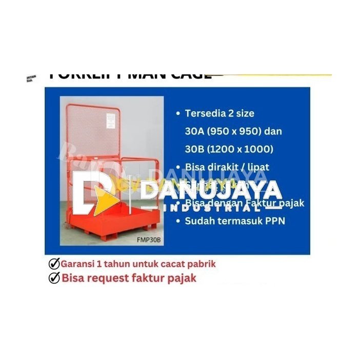 Forklif Man Cage / Forklift Maintenance Platform / Safety Cage 300KG