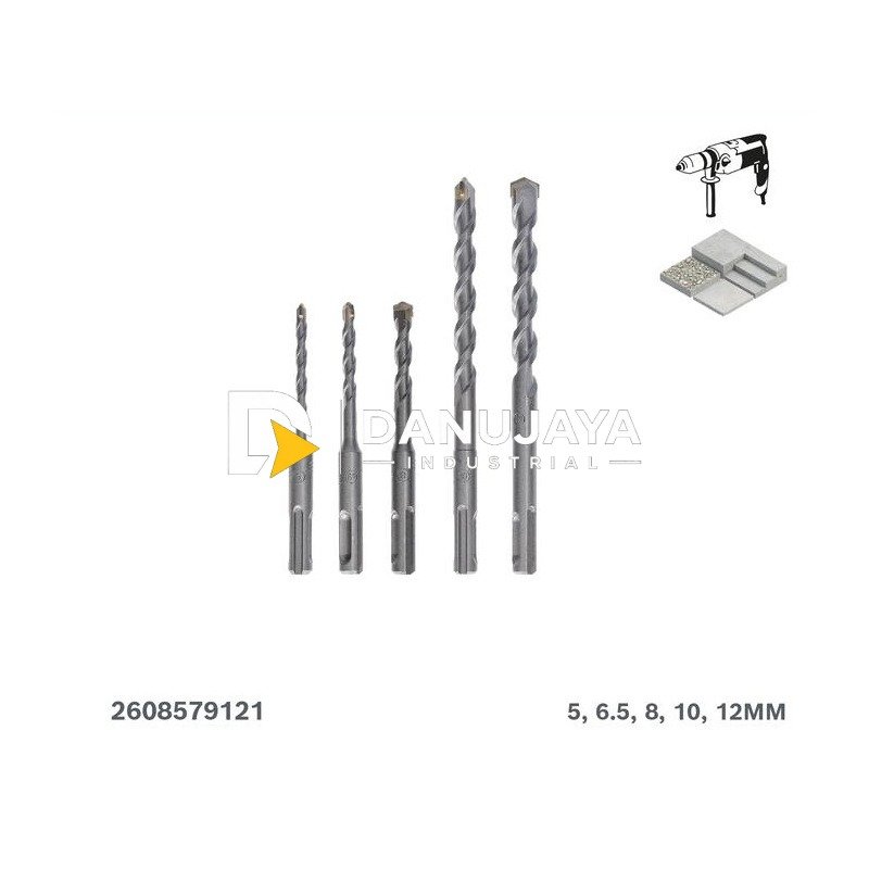 Bosch SDSplus hammer drill bit plus1 5/6.5/8/1 - 2608579121
