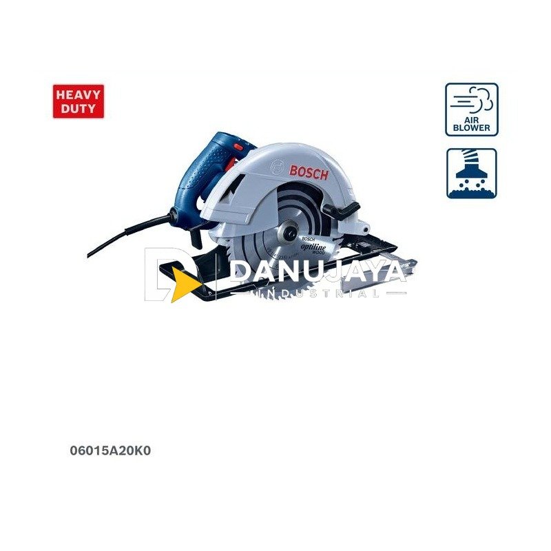 BOSCH PRO Mesin Gergaji Sirkular Genggam 9" - Hand Held Circular Saw 2050 Watt GKS 235 Turbo | Alat Potong Kayu Bundar - Garansi Resmi - 06015A20K0