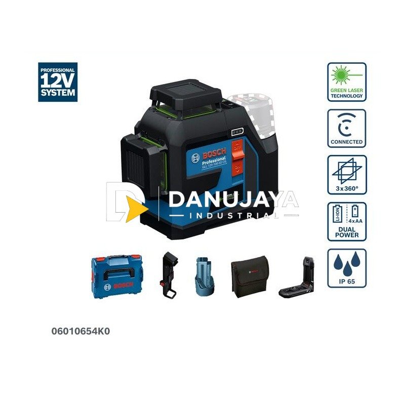 BOSCH CORDLESS LASER LEVEL (GLL 100-33 CG) NEW - 06010654K0