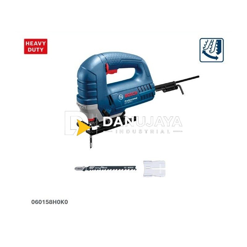 BOSCH PRO Mesin Gergaji Ukir Kayu - Jig Saw 710 Watt GST 8000 E | Alat Ukir Potong Kayu untuk Furniture - Garansi Resmi - 060158H0K0