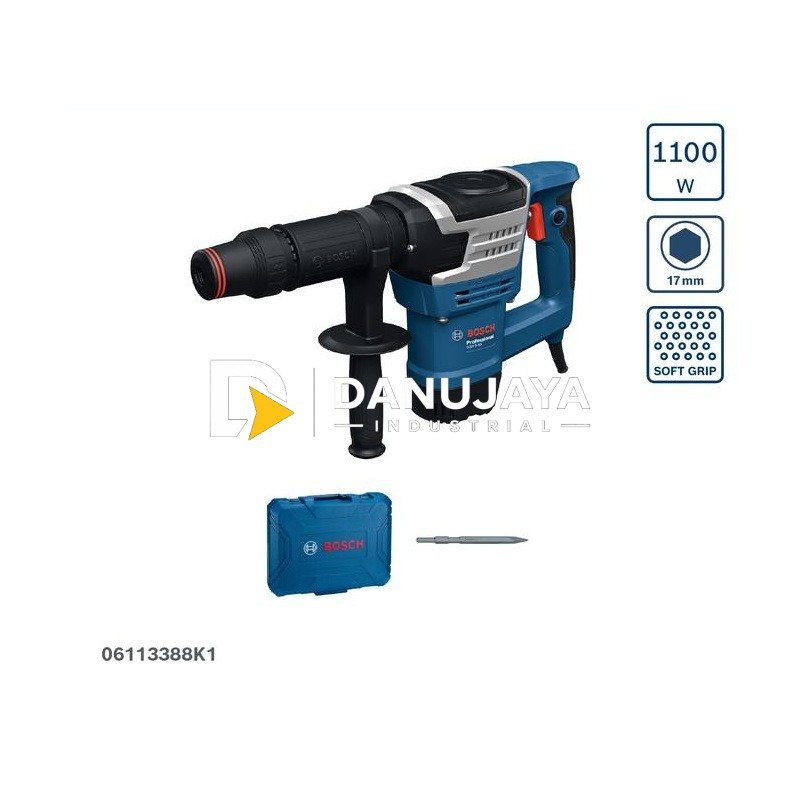 Bosch GSH 5 HX Professional Palu Bobok Beton Hex Untuk Beton Batu Bata dan Ubin - 06113388K1