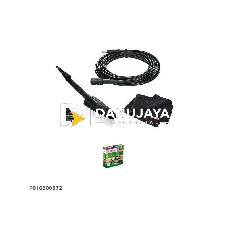 BOSCH Set Lengkap untuk Pembersih Mobil - Car Cleaning Kit | Perlengkapan Cuci Mobil untuk Washer Bertekanan Tinggi Spare Part - F016800572