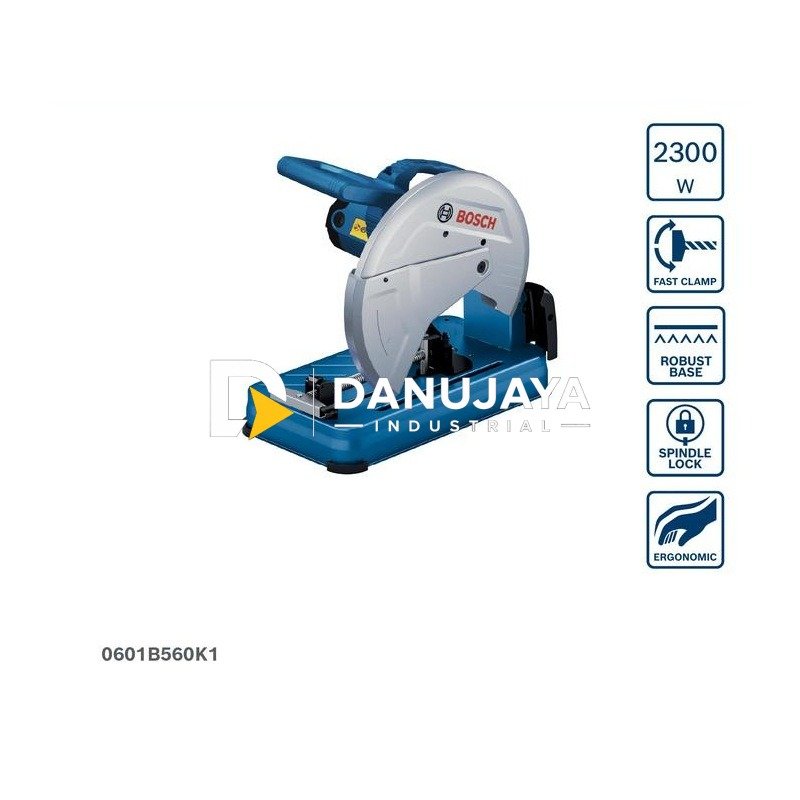 BOSCH PRO Mesin Potong Besi 14" - Cut Off Saw 2300 Watt GCO 230 | Alat Gergaji Besi Logam - Garansi Resmi - 0601B560K1