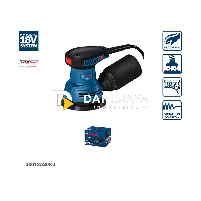 Bosch GEX 125 Mesin Amplas Orbital Professional - 06013A80K0