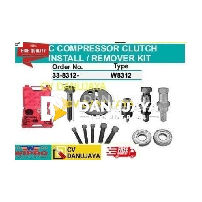 Air Compressor Clutch Install/Removet Kit W-8312 WIPRO