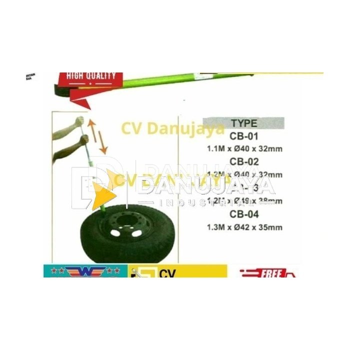 Alat Cukit Lepas Pelepas Ban Mobil Truck Tire Bar Wipro CB 01 02 03 04