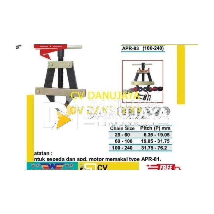 Alat Penyambung Rantai Size 100-240 Wipro APR-83