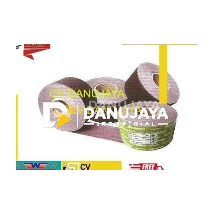 Amplas Roll Gosok Kain Semi Flexible 4" x50 Mtr Grit 400 Deerfos KA162