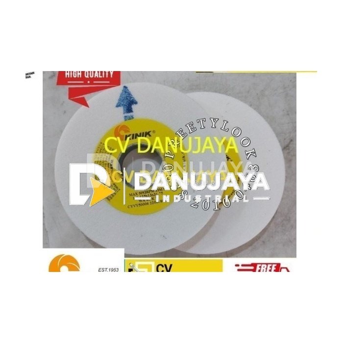 Batu Gerinda 5" KINIK Grinding Wheel 125 x 13 x 31.75 WA 46 60 80 100