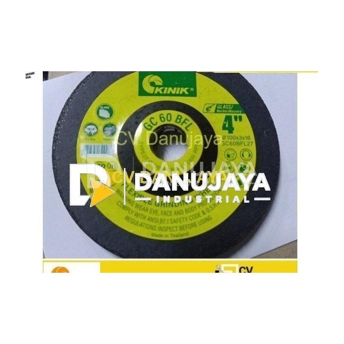 batu gerinda flexible tipe GC kinik 4" no 60