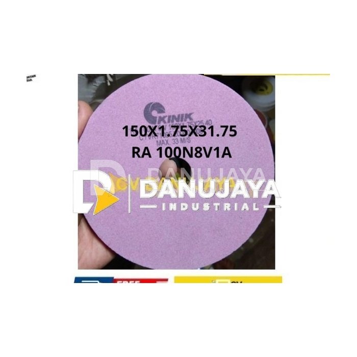 Batu Gerinda Gurinda Grinda Kinik 6 inch 1 A 150 x 1.75 x 31.75 RA 100 N8V