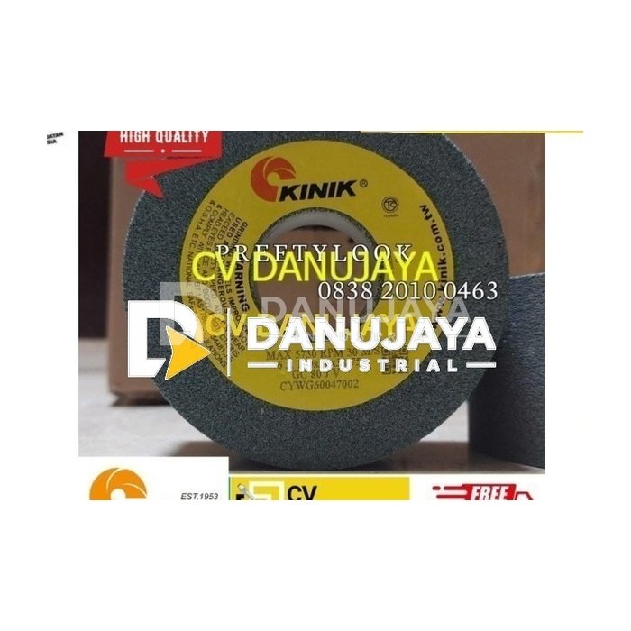 Batu gerinda mangkok 4 inch Grit 80 KINIK 100 x 50 x 31.75 GC 80 JV
