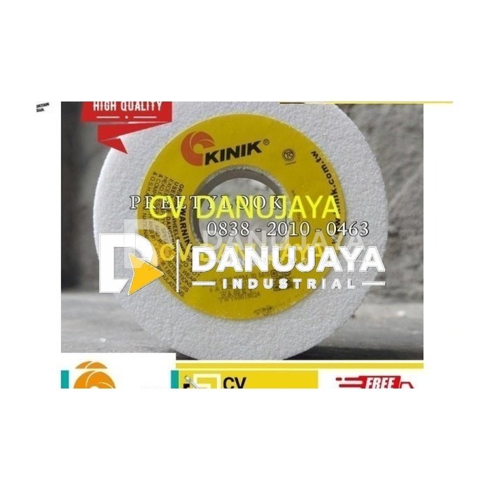 Batu Gerinda Mangkok 4 inch KINIK Size 100 x 50 x 31.75 WA 80 KV6A