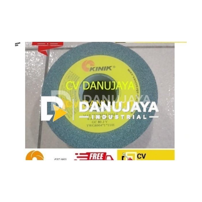 Batu Gerinda Mangkok KINIK 4" Green 6 A 100x50x31.75 GC 80 JV