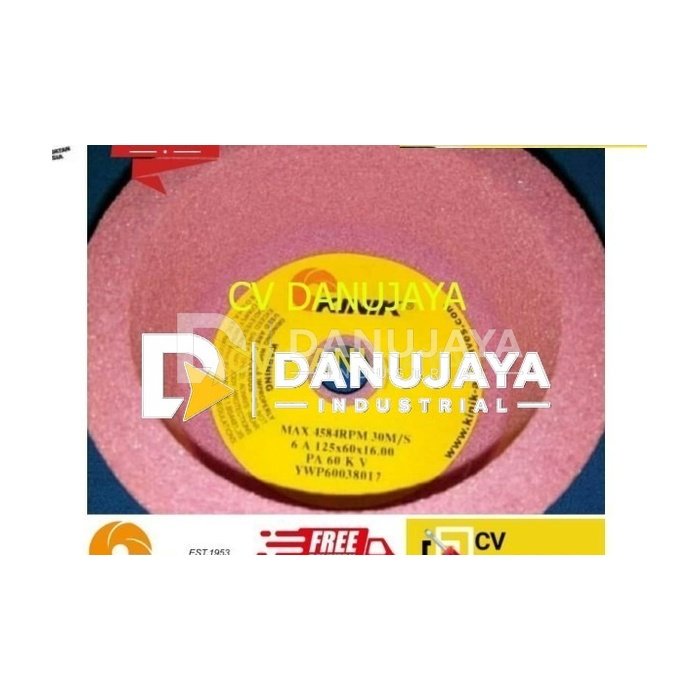 Batu Gerinda Mangkok KINIK Straight Cup PA125x60x16- 60KV6A 13WE