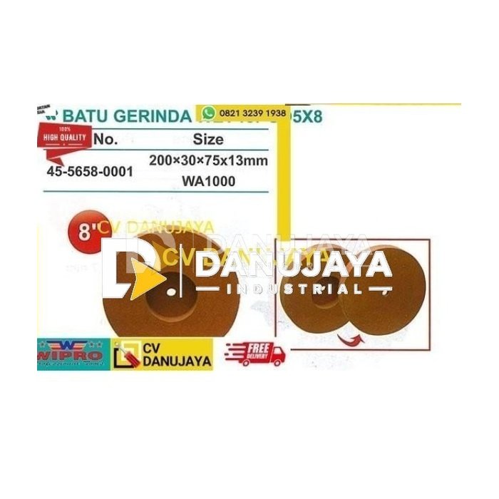 Batu Gerinda Wet for GD5X8 8 Inch - Wipro