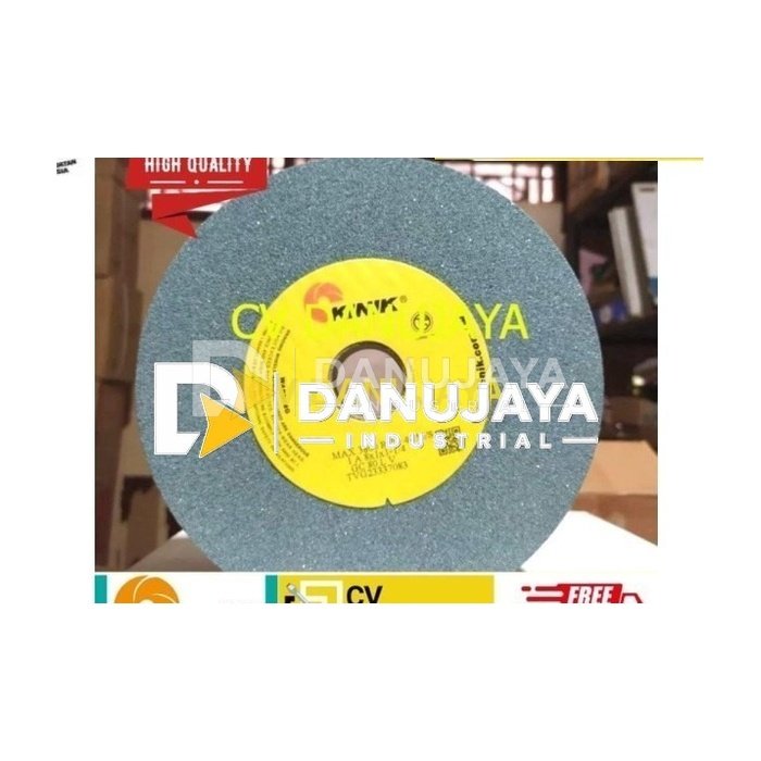 Batu gerinda/Batu asah/Batu grinding hijau Kinik 8" x1" x1-1/4"