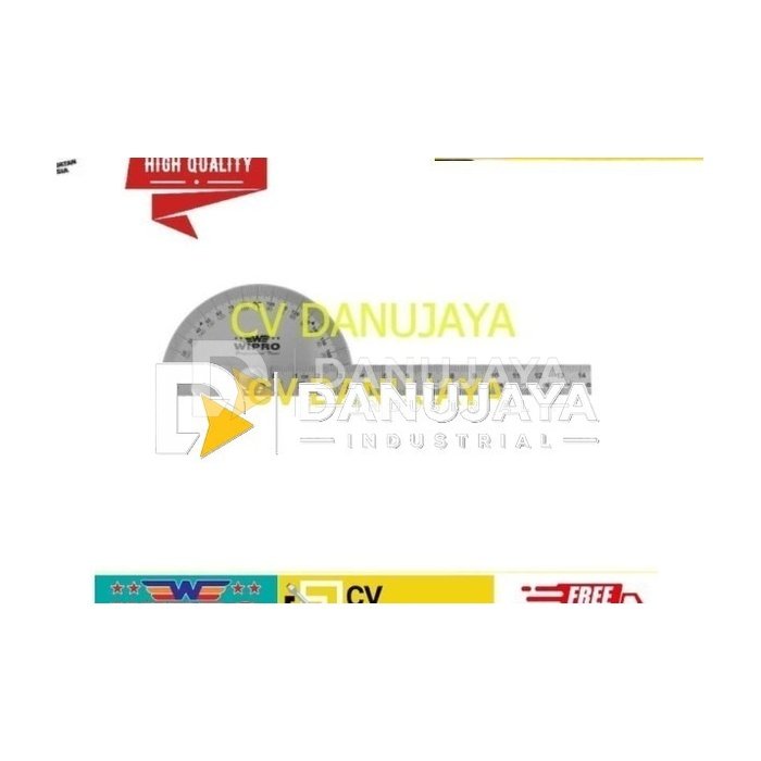 Busur Derajat with Protactor BDP-150 Wipro