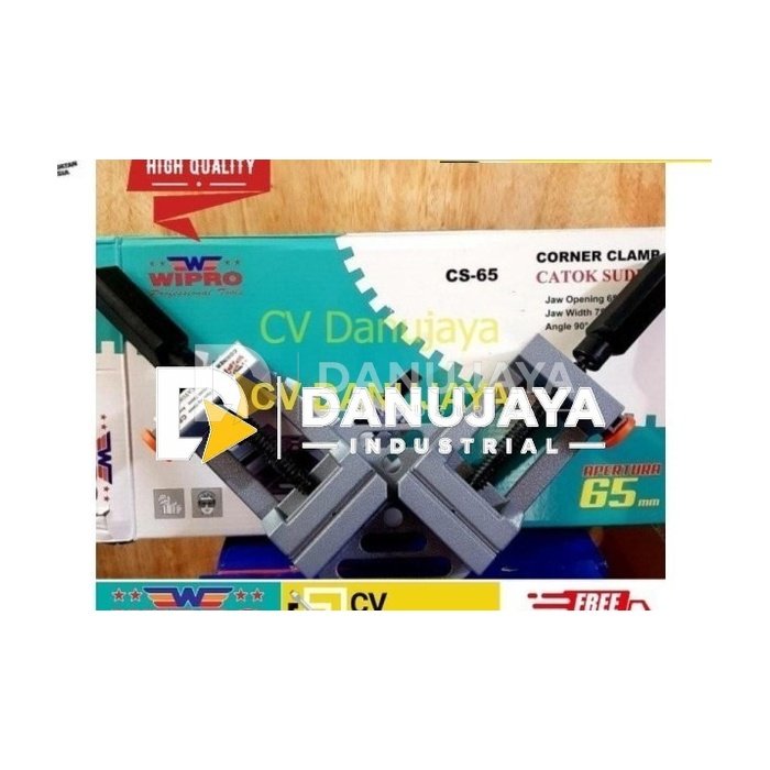 Catok sudut siku besar klem pojok clamp sudut corner 75mm cs-65 Wipro