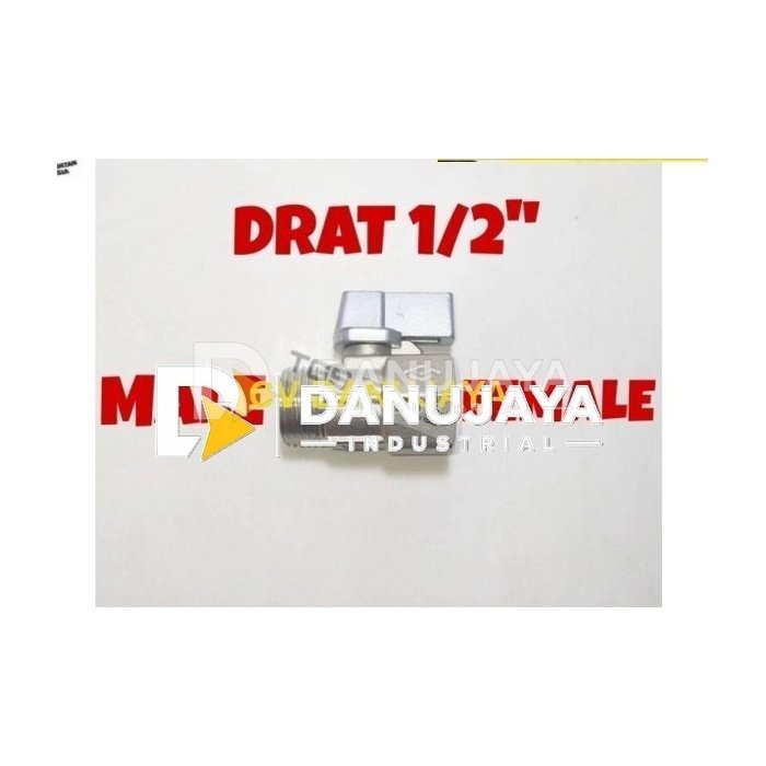 Check Cek Valve Klep Kelep Tabok 1/2" 0.5 inch inchi Air Pipa SWING Kuningan Anti Karat - Onda - Sailing