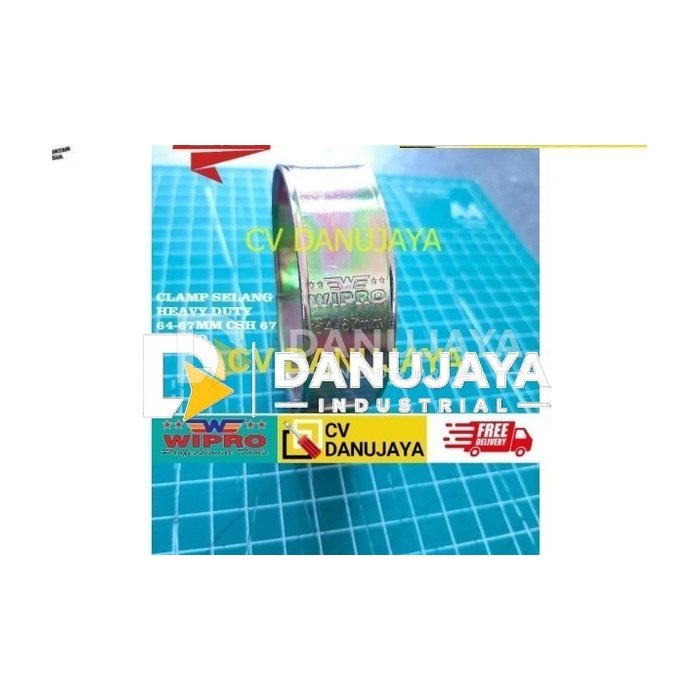 Clamp Slang - Clamp Selang Heavy Duty Size 64-67 mm Wipro CSH-67