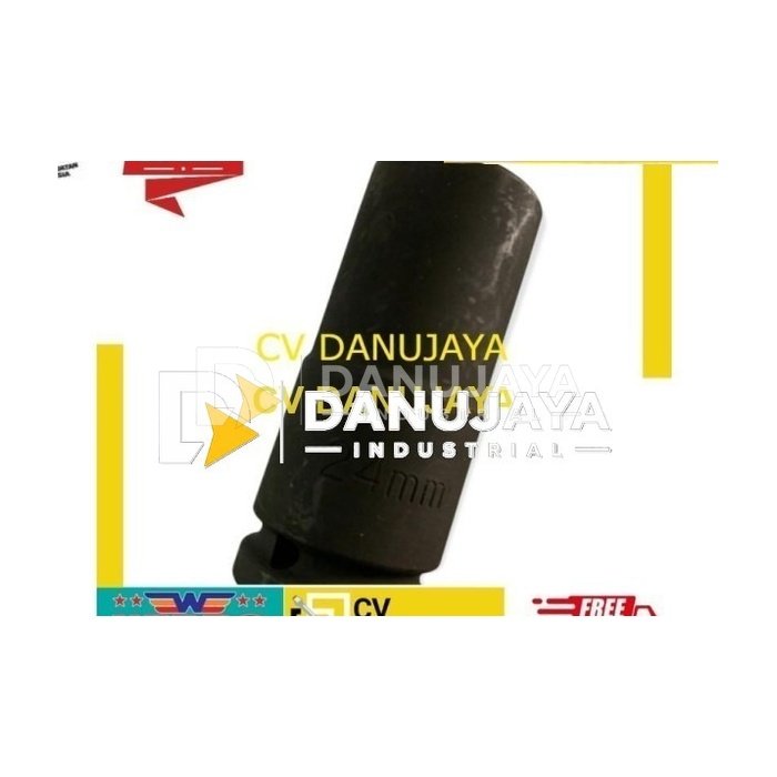 Deep Impact Kunci mata Socket Sok 6 Pt Sq.Drive 3/4 inch 21 mm Wipro