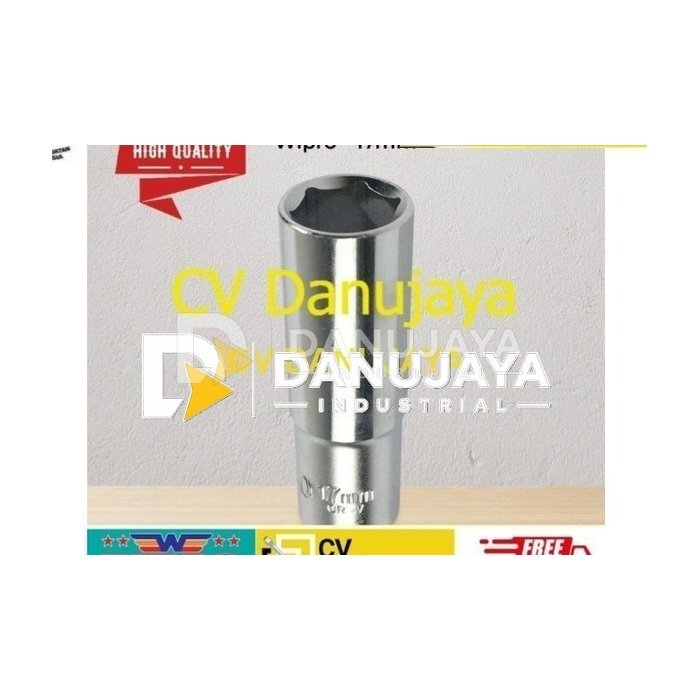 Deep Wall Wipro DR. 1/2" 17 mm Mata Sock Panjang Wipro