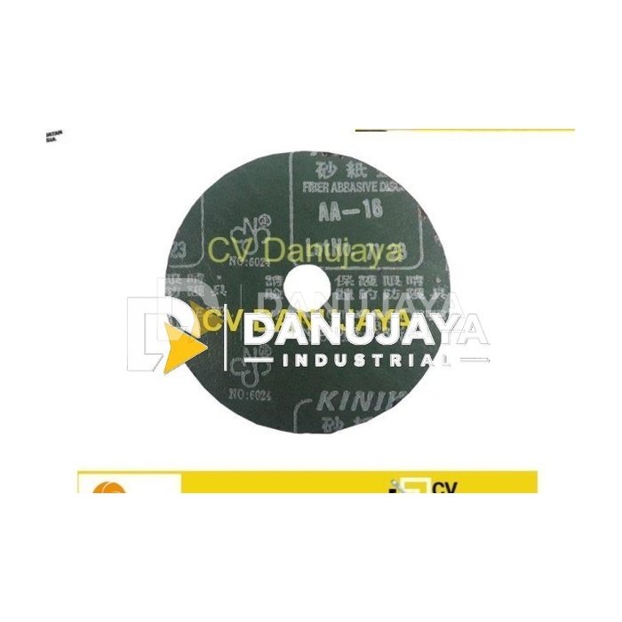 Fibre Abrasive Disc Amplas Bulat Fiber 5 inch KINIK AA - Grid 60