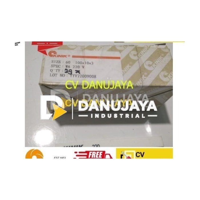 Finishing V60 Flat 100x10x3 Wa 220 Kinik Batu Asah