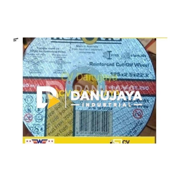 FLEXOVIT Cutting Wheel / Batu Potong Gerinda Gurinda Grinda 5" 5 inch 125x2.5 125mm