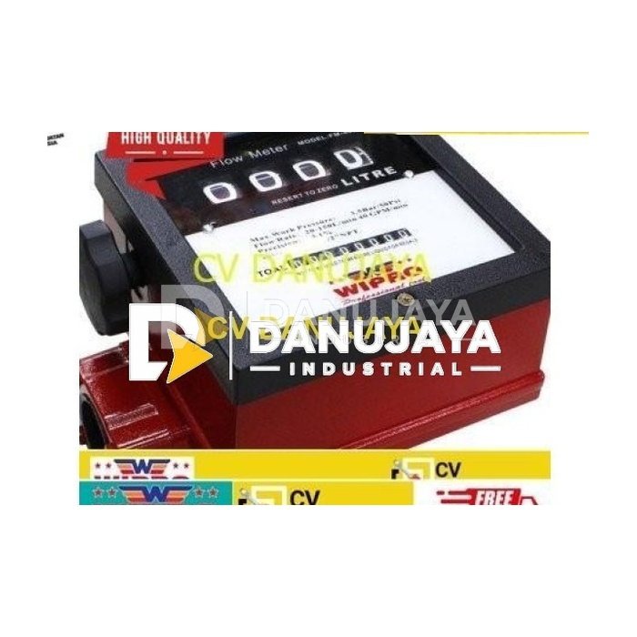 Flow meter 4 digit Wipro drat 1,5" inch - Meteran Solar 4 digit