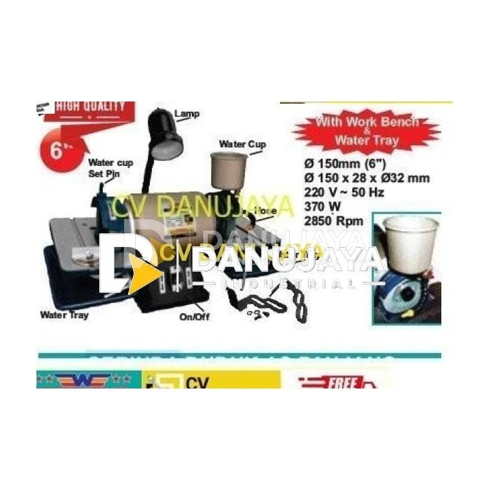 GERINDA DUDUK dengan LAMPU size 6" GTC-6LP WIPRO