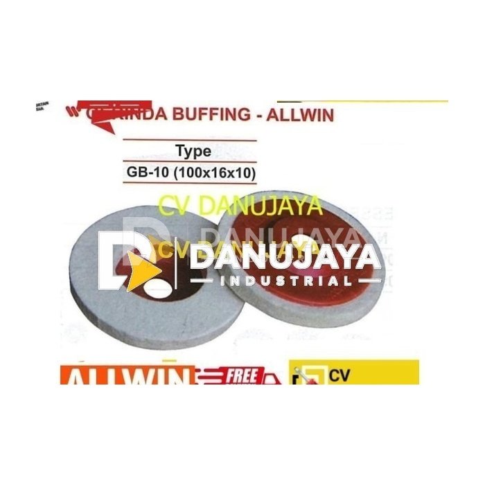Gerinda Gurinda Bufing Buffing GB-10 size 100x16x10 - Allwin