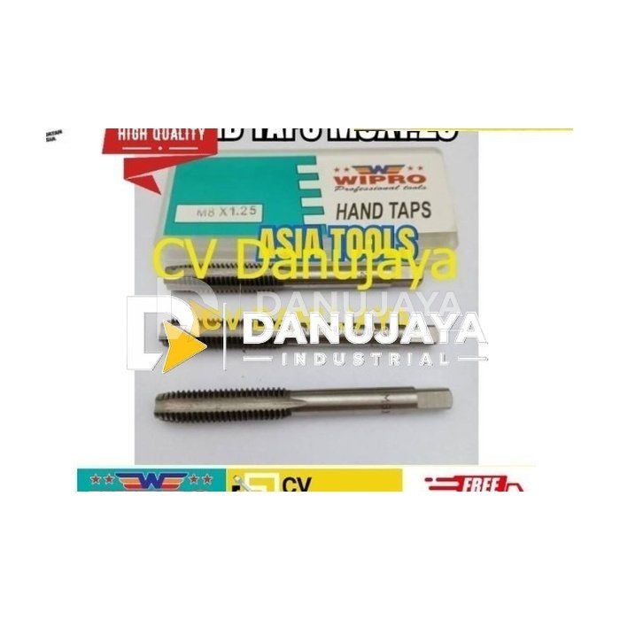 hand tap wipro m8 x 1.25 hand tap set