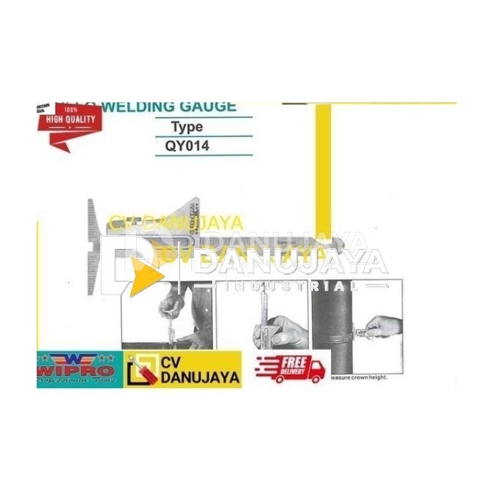 Hi-Lo Welding Weld Gauge Alat Ukur Las - Wipro