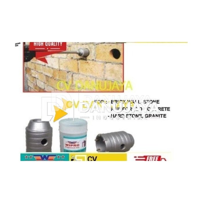 Hole Saw Mata Bor Tembok Beton Hollow Drill Holesaw TCT Bit Wipro