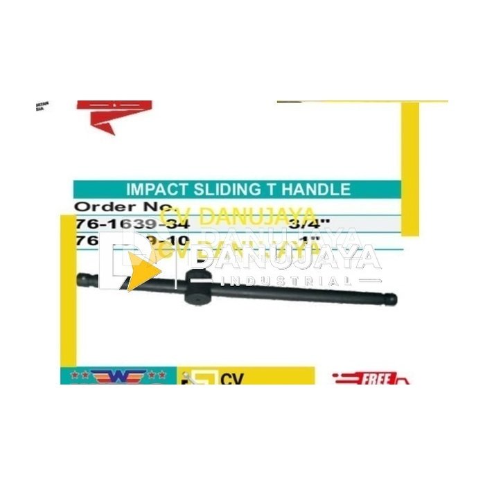 impact Sliding T handle 1" Wipro